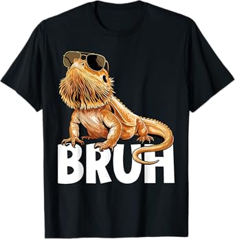Tiny Dinosaur Bruh Bearded Dragon Lover T-Shirt