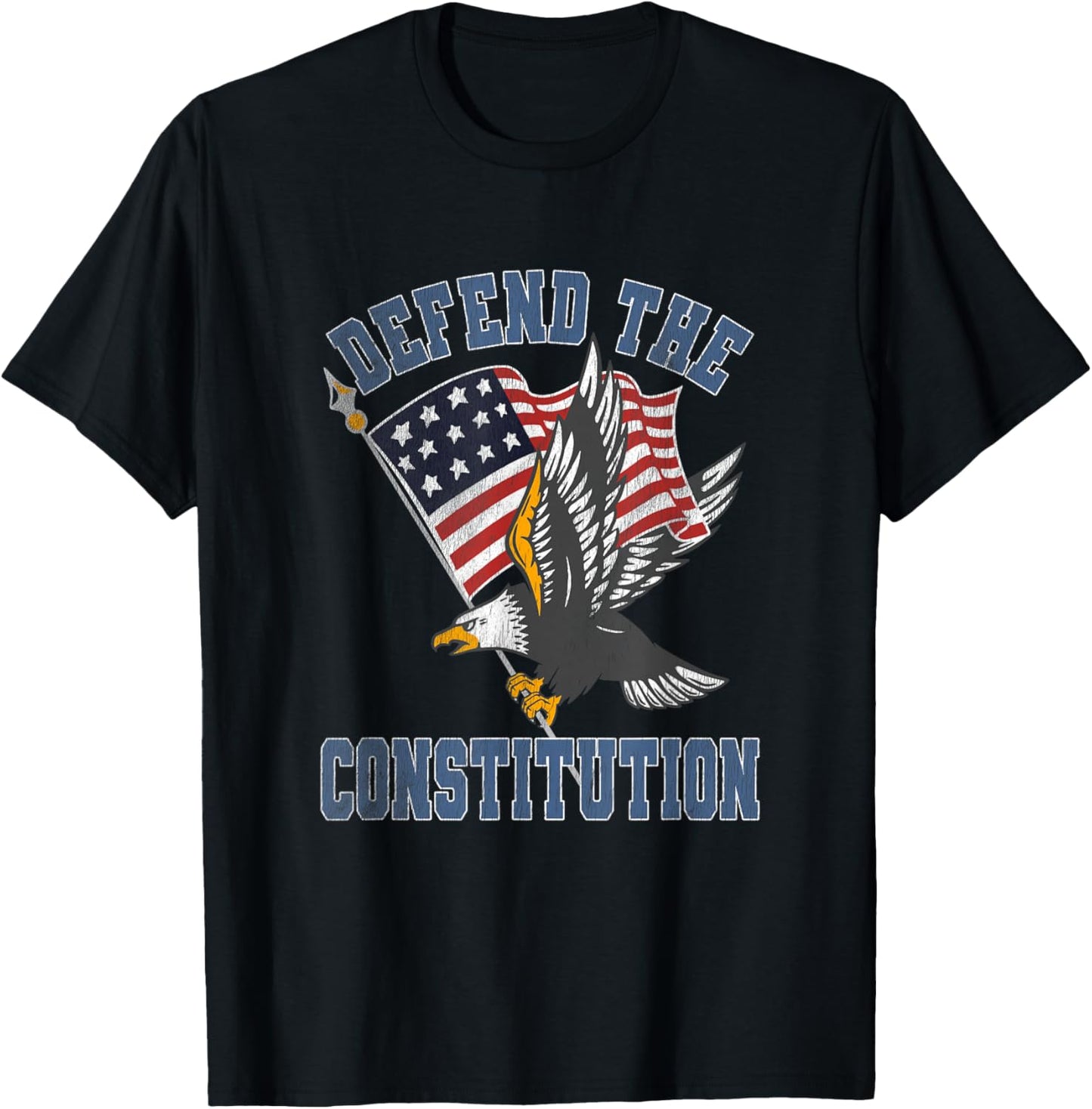 Eagle US Flag Design July 4th T-Shirt