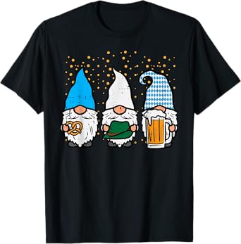 Bavarian Gnomes Octoberfest German Oktoberfest Men Women T-Shirt
