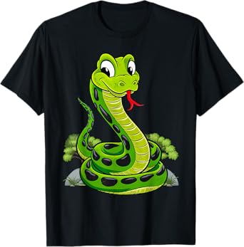 Reptile Kids Cute Snake T-Shirt