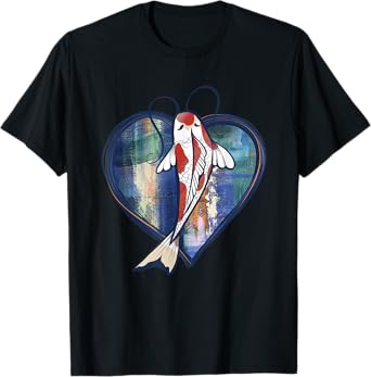 Koi Art Fish Pond designs I love koi T-Shirt