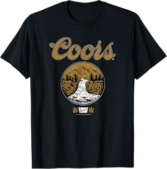 Coors Classic Circle Waterfall Design Centered T-Shirt