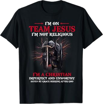 I'm On Team Jesus I'm A Christian T-Shirt