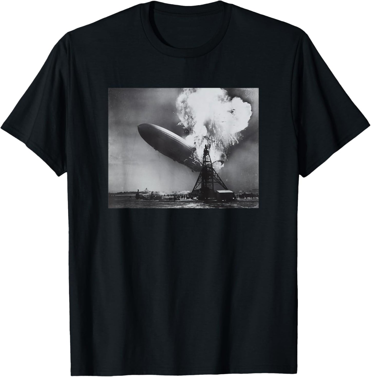 The Hindenburg disaster by Sam Shere T-Shirt