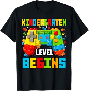 Master Builder Blocks Gaming Kindergarten Level Begins T-Shirt