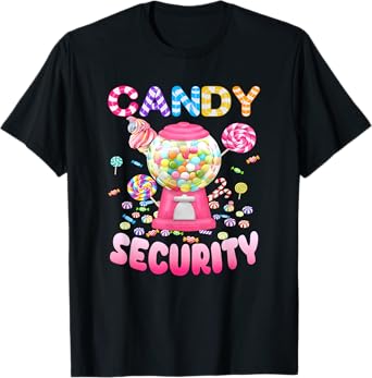 Candy-Security Candyland Costume Kids Teens Adult T-Shirt