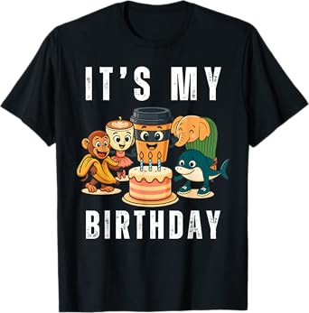 It's My Birthday Compilation Italian Brainrot Meme Kids Boys T-Shirt