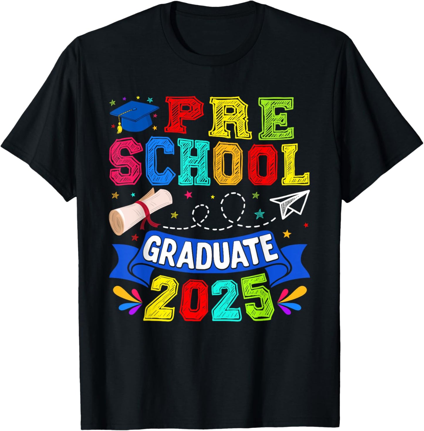 Pre-K Graduate 2025 Graduation Class Of 2025 Kids Boys Girls T-Shirt