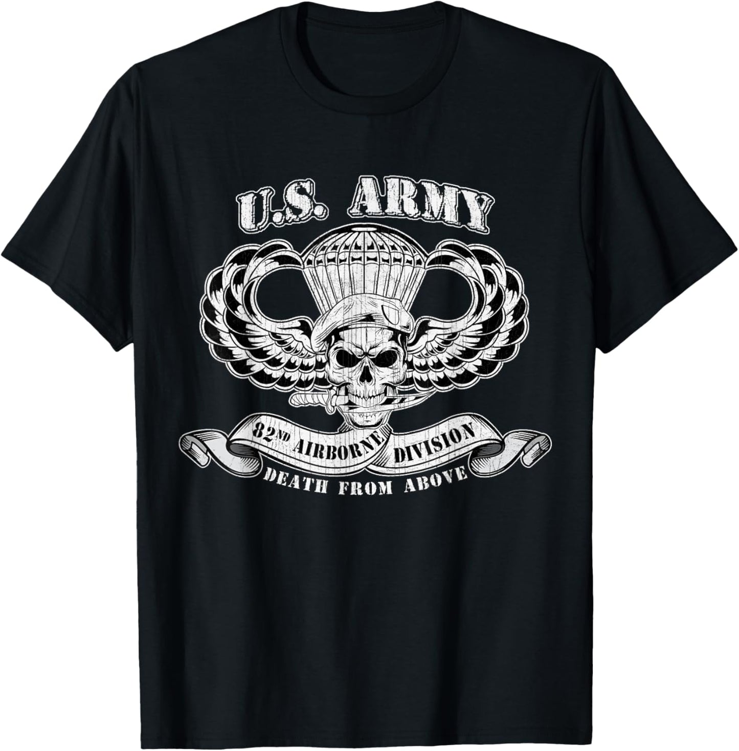 82nd Airborne Division Paratrooper Veteran Fort Bragg Gifts T-Shirt
