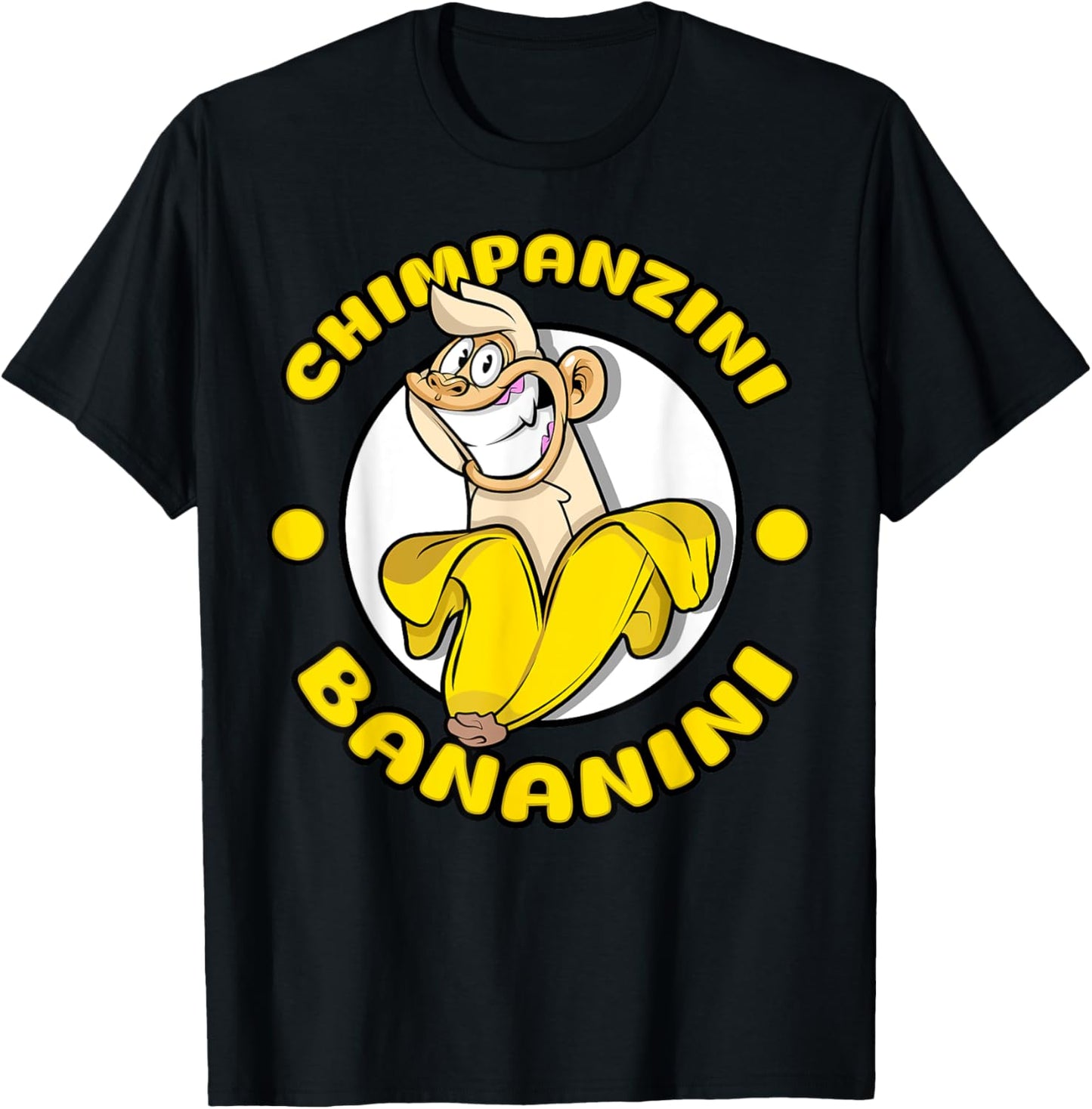 Funny Monkey Chimpanzini Bananini Italian Brainrot Meme T-Shirt