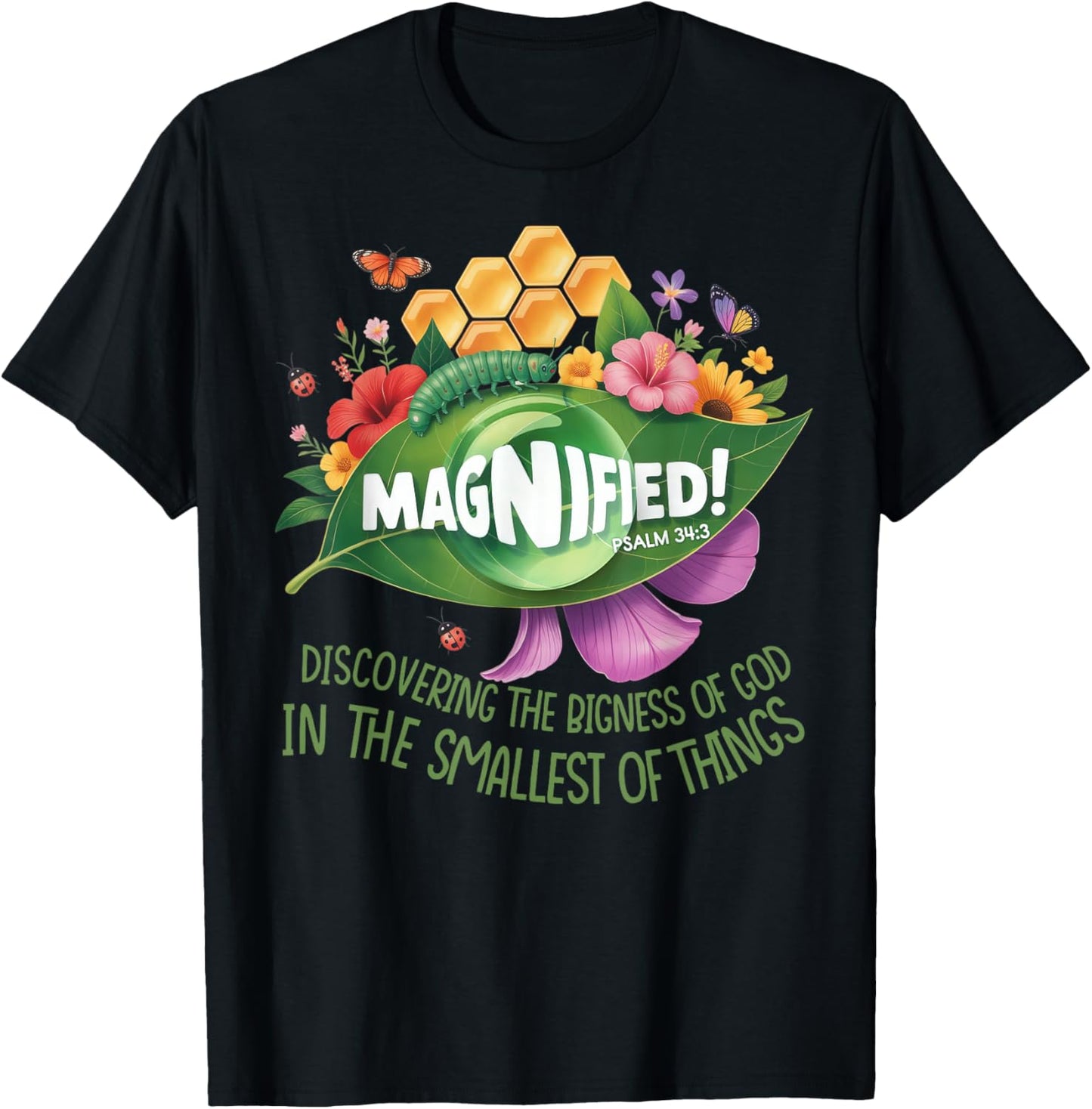 Magnified Smallest Insects Adventure VBS 2025 T-Shirt