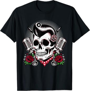 Rockabilly Greaser Rebel Gothic Psychobilly 50s Sock Hop T-Shirt
