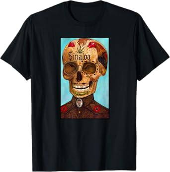 Jesus Malverde Calavera T-Shirt