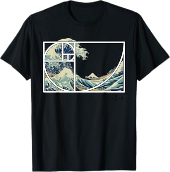 The Great Fibonacci Wave off Kanagawa T-Shirt