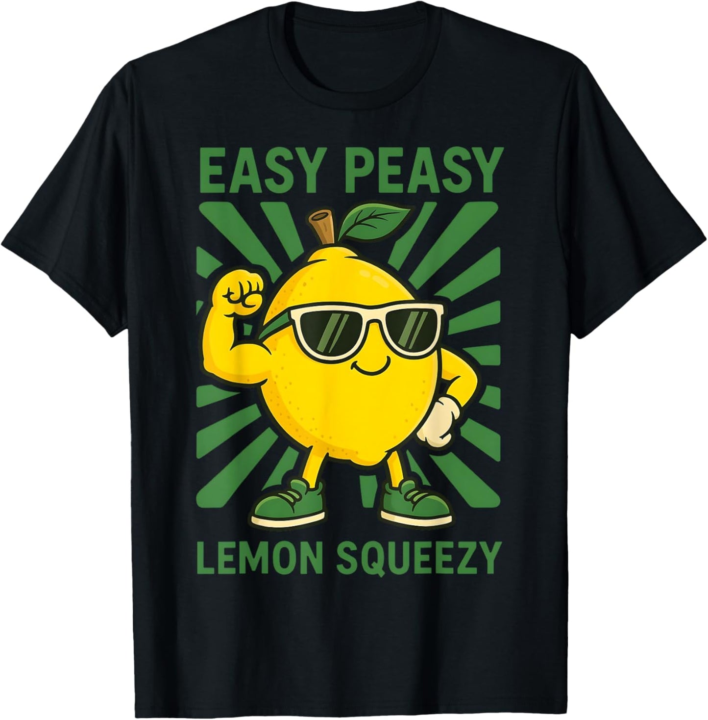Retro Funny Easy Peasy Lemon Squeezy Gift For Men Women Kids T-Shirt