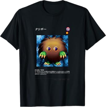 YU-GI-OH! Kuriboh Dark Logo T-Shirt - Unisex-Adults/Kids - Black - Short Sleeve - Small - Classic Fit - Cartoon - Dark - Licensed Yu-Gi-Oh! Design