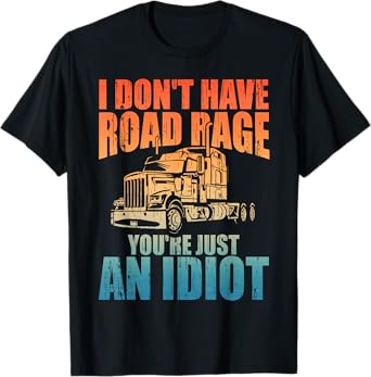 Best Truck Driver Art For Men Dad Women Trucking CDL Trucker T-Shirt