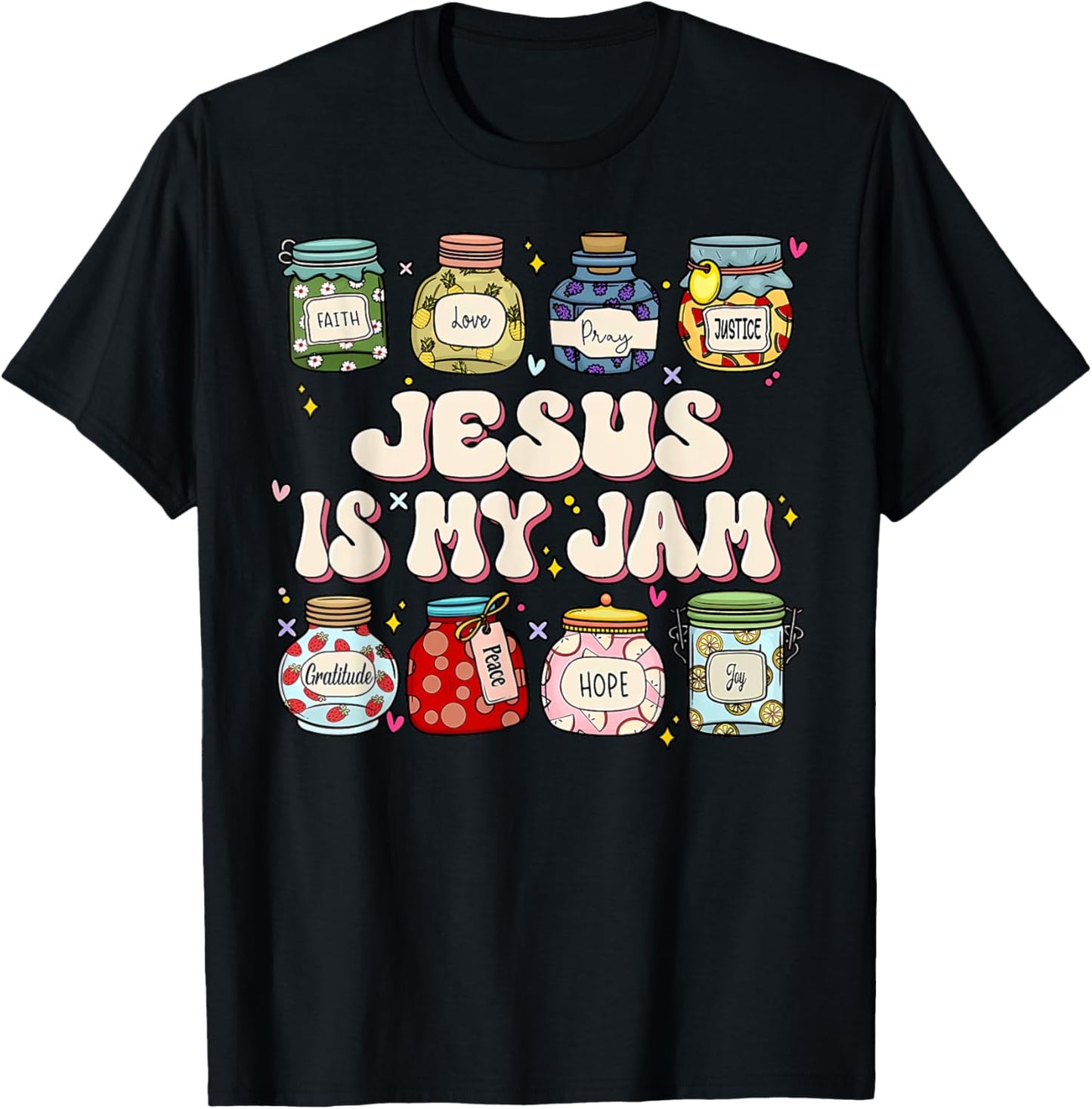 Jesus Is My Jam Christian Faith Religious Christ Women Kids T-Shirt
