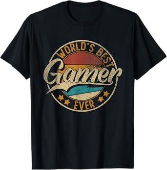 Worlds Best Gamer | Game for Boys, Teens & Men | Video Game T-Shirt