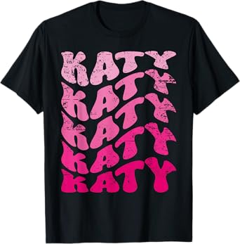 Retro Katy First Name Personalized Katy Groovy Vintage T-Shirt