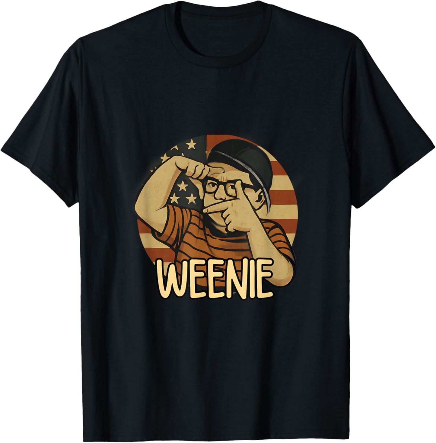 L7 Weenie funny baseball usa T-Shirt