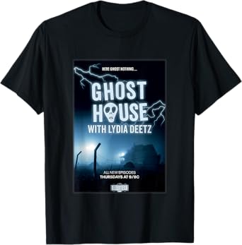 Beetlejuice Beetlejuice Ghost House With Lydia Deetz Poster T-Shirt