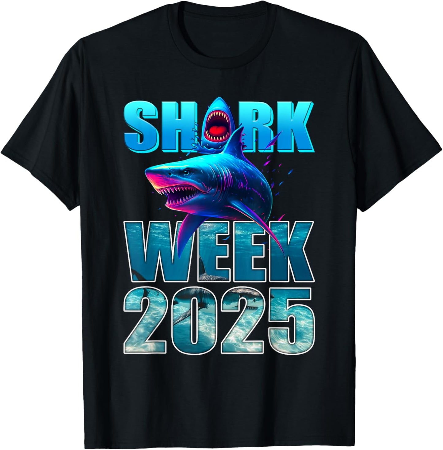 Funny Shark Lover 2025 – Ocean Conservation Week T-Shirt