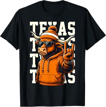 Retro Texas Western Style Gift for Men Women Kid Boy Girl T-Shirt
