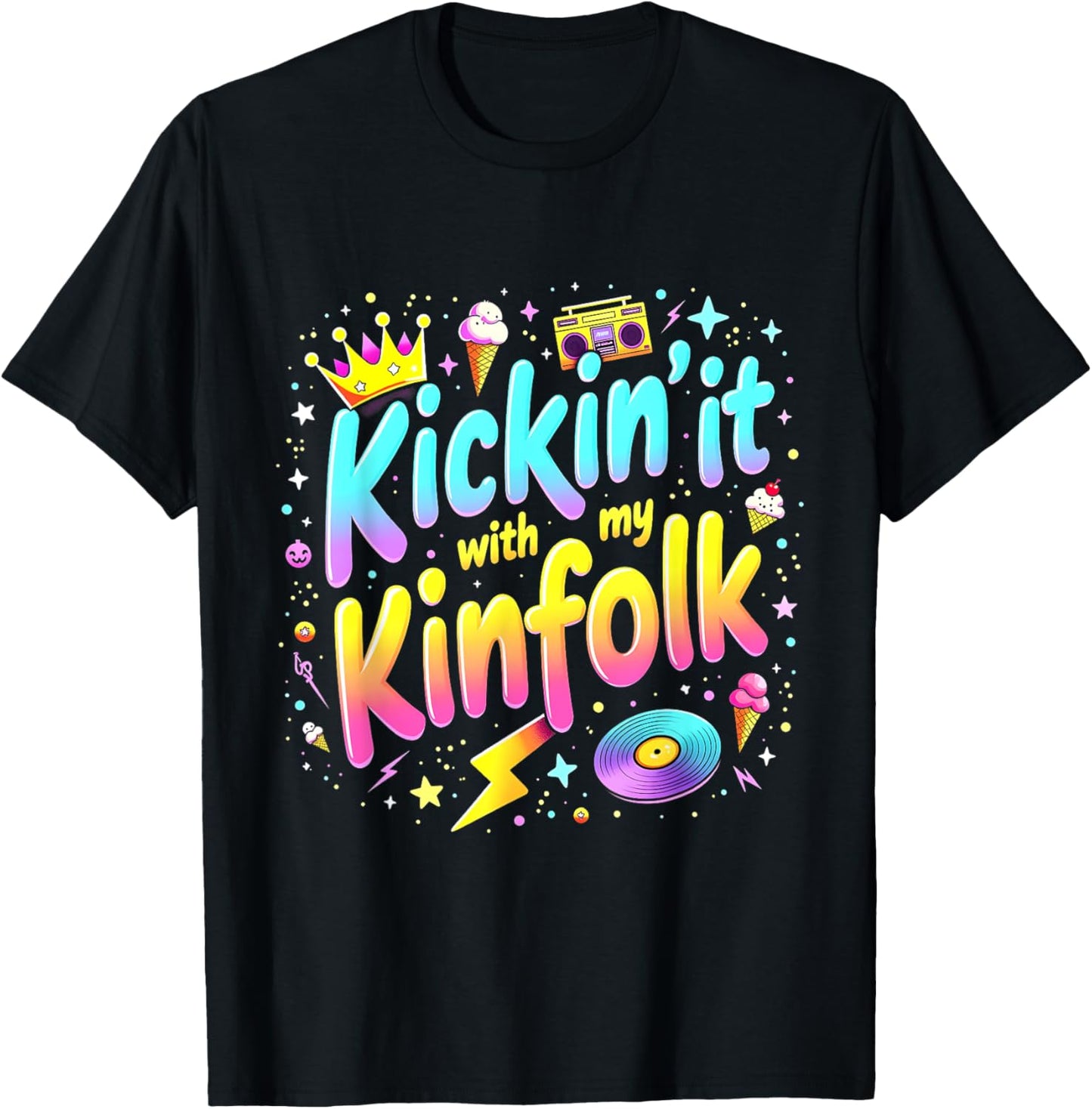 Family Reunion Summer Kickin' It With My Kinfolk Funny T-Shirt