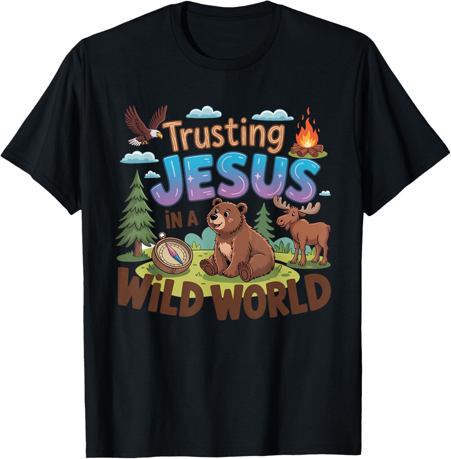 True North VBS Trusting Jesus In A Wild World Summer Camp T-Shirt