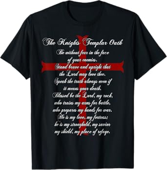 Knights Templar Oath T-Shirt