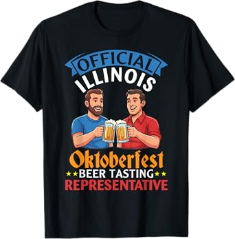 Drink Buddy Official Illinois Oktoberfest Beer Tasting Rep T-Shirt