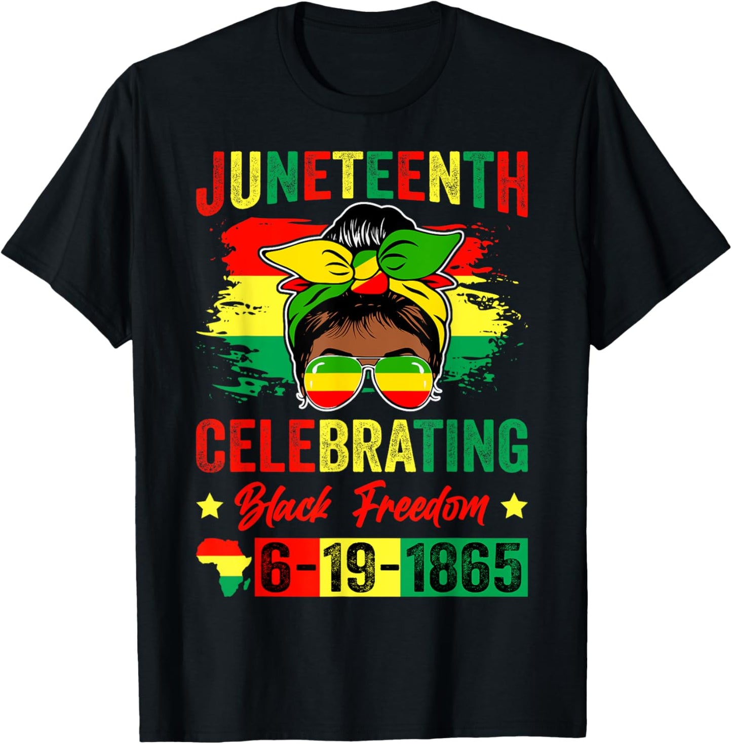 Juneteenth Celebrating Black Freedom 1865 African American T-Shirt