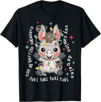 MI Burrito Sabanero Mexican Funny Tuki Tuki Donkey Latino T-Shirt