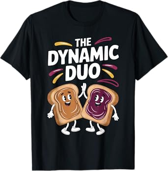 The Dynamic Duo Peanut Butter Jelly T Shirt Cute & Funny T-Shirt