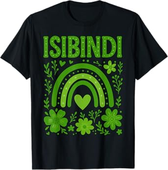Isibindi Team Rainbow โ Cute Floral Heart School Spirit Shir T-Shirt
