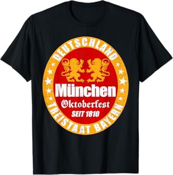 Munich Oktoberfest Seit 1810 Bavarian Germany Beer Festival T-Shirt
