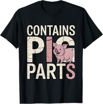 Brave Pig Valve Surgery Survivor Funny Heart Gift T-Shirt