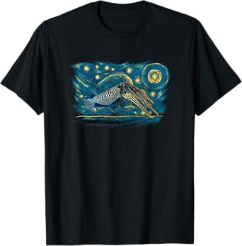 Retro Vintage Style Cuttlefish T-Shirt