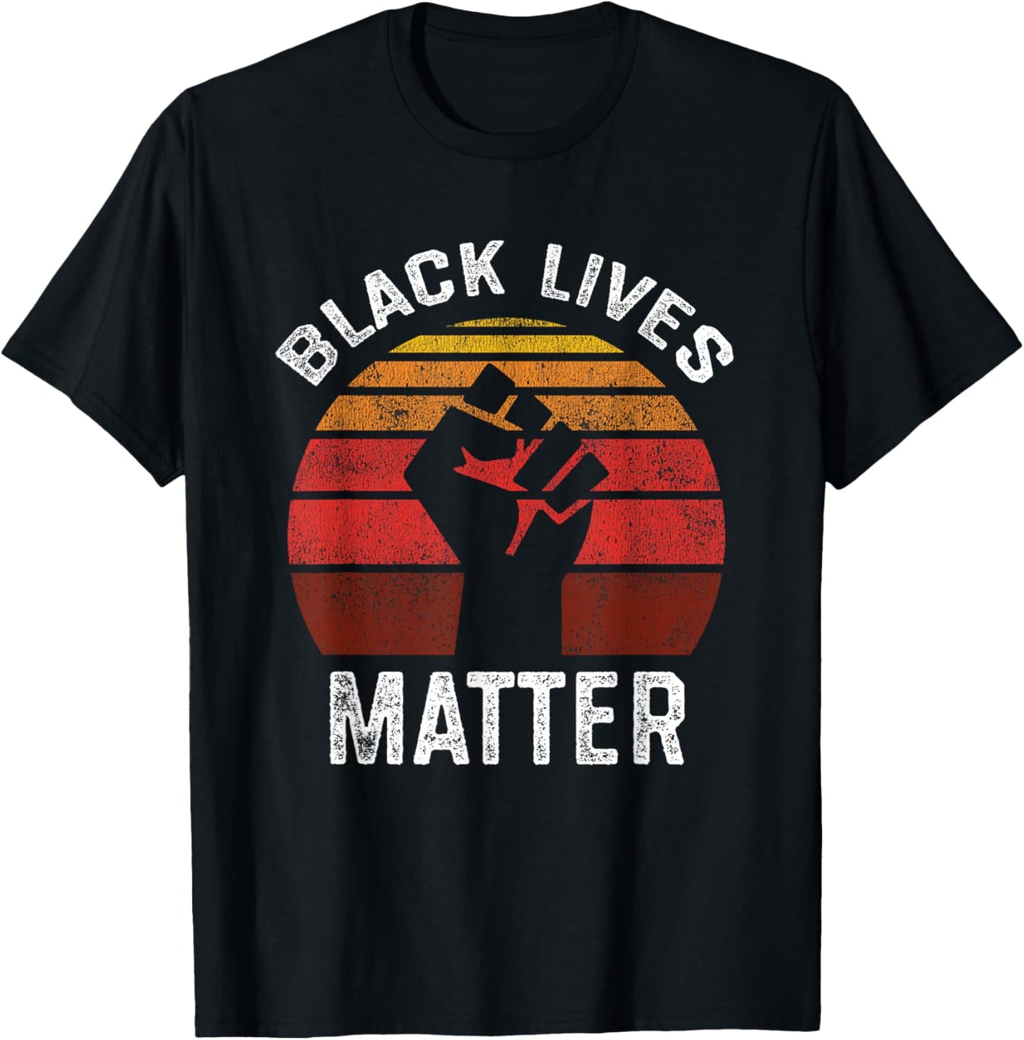 Black Lives Matter BLM Retro Men Women Kids T-Shirt