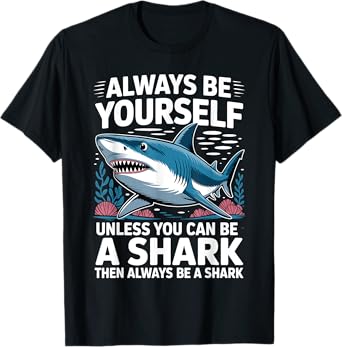 Cool Shark Novelty for Men Women Kids Shark Fan Shark Lover T-Shirt