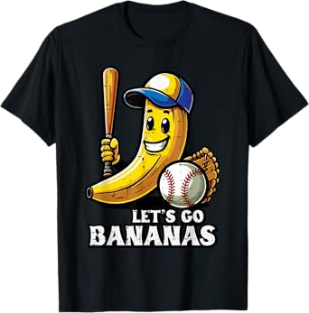Lets Go Banana Fruit Men Boys Kids T-Shirt