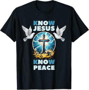 No Jesus No Peace Spiritually Focused Christianity T-Shirt