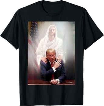 Trump and Jesus Pray's Trump Vote Trump For President 2024 T-Shirt