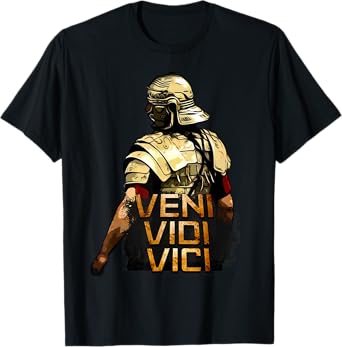 Veni Vidi Vici - SPQR Roman Empire Quote T-Shirt