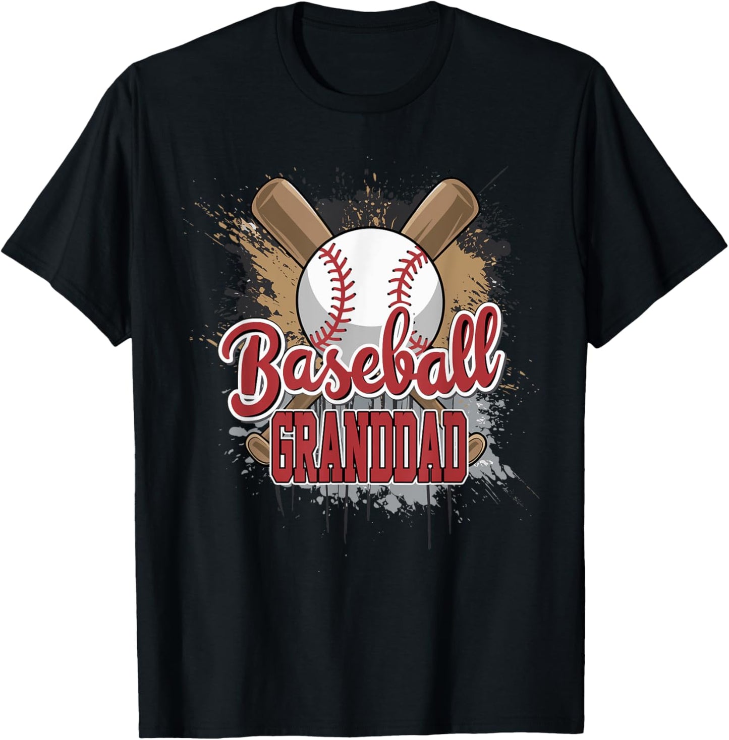 Baseball Granddad Funny Baseball Sport Team T-Shirt