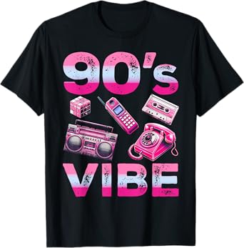 90s Vibe 1990s Vintage Style Nineties Retro Party T-Shirt