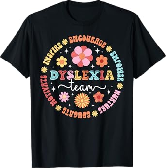 Dyslexia Team Dyslexia Teacher Crew Dyslexia Therapist Squad T-Shirt