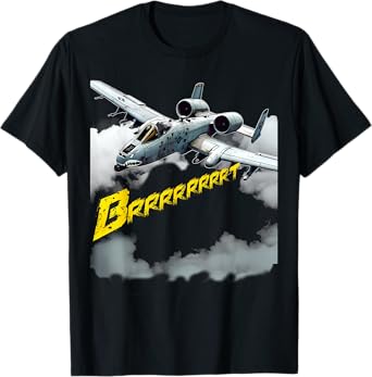 A-10 Warthog Jet Airplane Funny Graphic T-Shirt