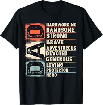 Vintage Funny Definition of Dad Retro Meme Joke Father's Day T-Shirt